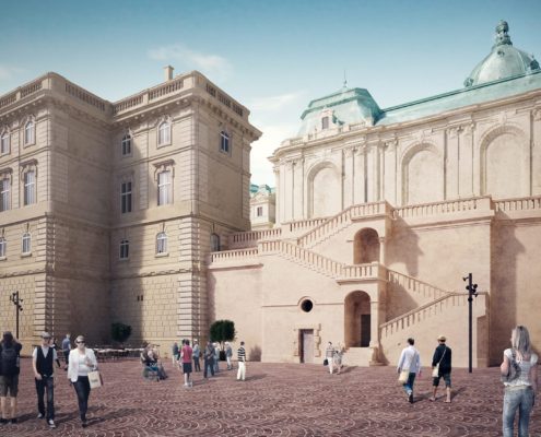 Hauszmann Terv - Bemutatták a Csikós-udvar rekonstrukciós ter